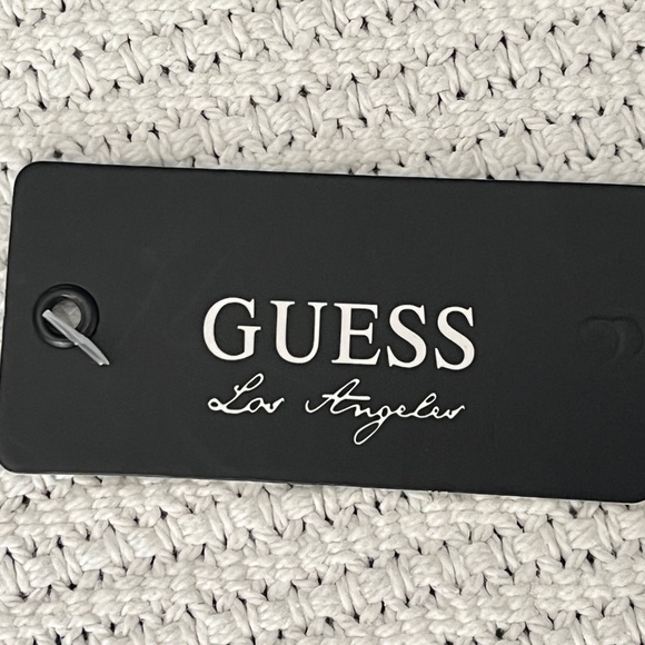Guess Bodycon Navy Blue and White Striped Dress - Picture 8 of 11